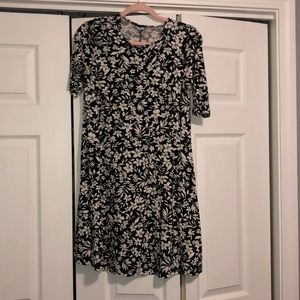 Black and white dress